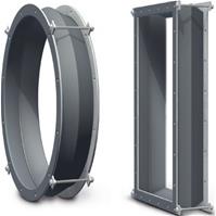 Expansion joints for smoke escape ducts